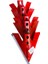 Çelik 11'li 7 mm Kültivatör Pabucu 24 cm Kazayağı Bıçağı 1