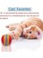 Kedi Köpek Çiğneme ve Oyun Topu 4'lü Set | Renkli Sünger Toplar | Toksik Olmayan Eva Malzeme | 7