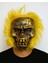 Wild Skull - Bakır Kafatası Sarı Saçlı Iskelet Maske 1