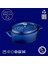 Metal Oval Mini Tencere, Mavi 4