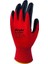Pn Zebra Polyester Örme Nitril Eldiven No 10, Çift, Kırmızı 1