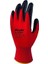Pn Zebra Polyester Örme Nitril Eldiven No 10, Çift, Kırmızı 2