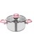 Perfect Pink 4+6 L Düdüklü Tencere Seti, Pembe 7
