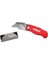62845 Folding Lock-Back Knife, Red, Grey 1