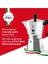 - Moka Express: 3 Cups Ocak Üstü Espresso Pişirici - 130ML - Gümüş Renk - Alüminyum Gövde - 5