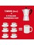- Moka Express: 3 Cups Ocak Üstü Espresso Pişirici - 130ML - Gümüş Renk - Alüminyum Gövde - 7