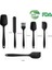 Silikon Mutfak Yardımcısı, 6 Adet Silikon Spatula, Çorba Kaşığı, Fırın Fırçası, Spatula 2