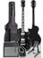 GRX-200BK-50-AMP Les Paul Kasa Elektro Gitar Seti 50 Watt Gainli Şarjlı Amfi ve Full Set (H-H) 2