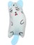 Peluş Kedi Oyuncağı Kedi Otlu Catnipli Mavisi 1 Adet 1