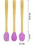 Indigo 3'lü Pembe Bambu Silikon Spatula Seti Uzun 26 cm VLT1508 2