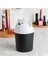 L-00586 Hippo Minik Ayıcık Görünümlü Masaüstü Çöp Kovası - Çöp Kutusu Siyah Beyaz 2 L 5