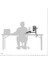 EF74 Steel Design 2-8 kg Çift Kol Asansörlü 17"-32" Monitör&10-17" Laptop Standı 4