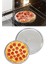 Paslanmaz Çelik Pizza Tepsisi,delikli Lahmacun ve Pizza Tavası,fırın Tepisisi (28 Cm) 4