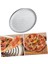 Paslanmaz Çelik Pizza Tepsisi,delikli Lahmacun ve Pizza Tavası,fırın Tepisisi (28 Cm) 6