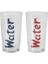 Water Bardak 570 ml 2'li Set Mavi & Kırmızı 1