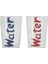 Water Bardak 570 ml 2'li Set Mavi & Kırmızı 4