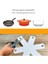 Beylini 12 Adet Tencere Tava Koruyucu Düzenleyici Çizilme Önleyici Set (Beyaz) 4