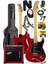 RPH-40RD-25AMP 25W Şarjlı Bt Amfili Elektro Gitar Seti Hsh Manyetik Maple Klavye 1
