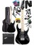DE-150BK-25AMP Maple Klavye Hh Yüksek Kaliteli 25W Amfili Elektro Gitar Seti 2