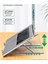 Notebook Standı 2in1 Katlanabilir Taşınabilir Folding Alüminyum Dizüstü Bilgisayar Standı 4