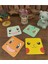 Pokemon Temalı Bardak Altlığı Ahşap Baskılı Altlık 4'lü Set (9 X9CM) KARBONNM51 7