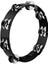 Percussion HTT10BK Stainless Steel Jingle 1-Row 10 Inç Tour Tamburin (Siyah) 3