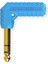 Chroma Jacks (Blue) | 6.3mm Erkek - 3.5mm Dişi Stereo Kulaklık Ses Adaptörü | 1