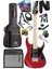 DE-150RD-50AMP Maple Klavye Hh Yüksek Kaliteli 50W Amfili Elektro Gitar Seti 1
