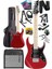 DE-150RD-50AMP Maple Klavye Hh Yüksek Kaliteli 50W Amfili Elektro Gitar Seti 2
