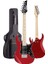DE-150RD-50AMP Maple Klavye Hh Yüksek Kaliteli 50W Amfili Elektro Gitar Seti 3