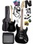RPH-30BK-35AMP Gül Klavye Strat Kasa Sss 35W Elektro Gitar Seti 2