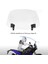 Evrensel Motosiklet Ayarlanabilir Ön Cam Uzantısı - Honda Suzuki Kawasaki Yamaha Bmw Ducati Aprilia (Clear) (Yurt Dışından) 3
