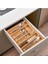 M9263-55 Ölçü Ayarlı 5-7 Bölmeli Bambu Kaşıklık - Çekmece Içi Tezgah Üstü Kaşıklık Organizer 4