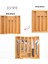M9263-55 Ölçü Ayarlı 5-7 Bölmeli Bambu Kaşıklık - Çekmece Içi Tezgah Üstü Kaşıklık Organizer 6