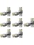 14PCS Araba T20 7440 W21W LED Canbus Ters Işıkları 7443 LED Ampul Trage Freni Sinyal Işıkları 6000K Süper Parlak Lamba (Yurt Dışından) 2