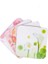 Ahşap Bardak Altlığı 4 Adet Çiçek Desen 9X9CM 2