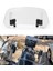 Bmw Kawasaki Yamaha Honda Suzuki Için Şeffaf Evrensel Motosiklet Ön Cam Uzantısı Ayarlanabilir Spoiler 300X195X155MM (Yurt Dışından) 5