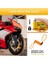 Motosiklet Disk Fren Kilidi Motosiklet Bisiklet Scooter Güvenlik Kilidi Su Geçirmez Alarm Sesi Hatırlatma Kablosu (Yurt Dışından) 3