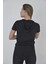 Kapşonlu Slim Fit T-Shirt - Siyah 3