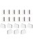 Chroma Caps Pro Pack (White) | Chroma Caps Pro Paketi: 12X 90º Super Knobs, 5x Fader 1