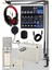 Midex Mix Paket-4 Stüdyo Youtuber Podcast Kayıt Ekipman Seti Cx1 Mikrofon MDX-06FXU Mixer 1