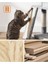 PCT141W01 Kedi Tırmalama Ağacı, Kedi Için, Yumuşak Pelüş, 115 Cm, Tamamen Sisal Sarılı 6
