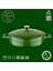 Metal Döküm Çok Amaçlı Yayvan Tencere, Trendy, 24 Cm, 2.47 L, Yeşil 4