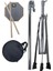 Midex DD-139 Profesyonel Bateri Davul Çalışma Pedi Seti Drum Practice Pad (Stand ve Çanta Ile) 3