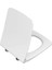 Metropole 122-003-009 Yavaş Kapanır Slim Klozet Kapağı, Beyaz 1