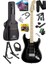 MAP-45BK-ST Siyah Elektro Gitar Seti Hss Manyetik Maple Klavye Strat Kasa 1