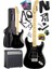 RPH-40BK-30AMP Full Black 30W Amfili Elektro Gitar Seti Hsh Manyetik Maple Klavye Üst Kalite 2