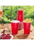 25 Adet Ikonik Amerikan Parti Bardağı Kırmızı Plastik Bardak Tek Kullanımlık 16 Oz - 500 ml 3