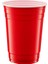 25 Adet Ikonik Amerikan Parti Bardağı Kırmızı Plastik Bardak Tek Kullanımlık 16 Oz - 500 ml 4