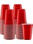 25 Adet Ikonik Amerikan Parti Bardağı Kırmızı Plastik Bardak Tek Kullanımlık 16 Oz - 500 ml 6